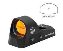 Load image into Gallery viewer, SIG Style ROMEO3 3MOA Red Dot Sight BK
