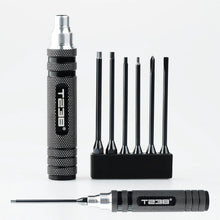 Load image into Gallery viewer, T238 Professional Black Titanium Screwdriver Set - 6-Piece-Professional Grade
