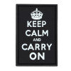 PVC KEEP-CALM, CARRY-ON MORAL PATCH