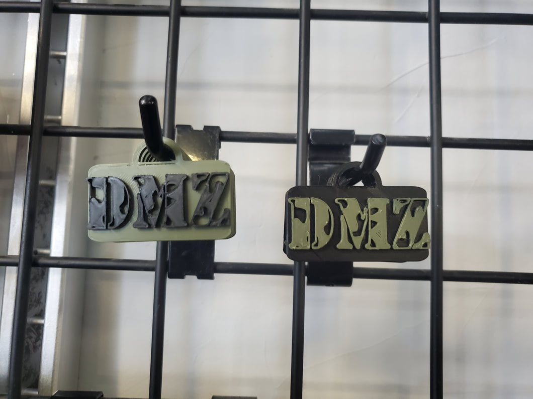 DMZ 3D Printed Logo Keychain