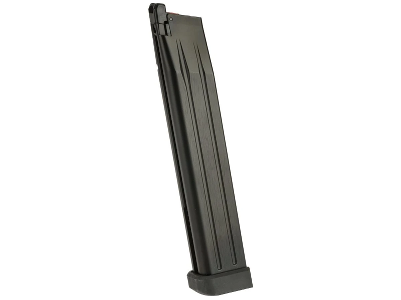 WE-Tech 52 Round Extended Magazine for Hi-Capa Gas Blowback Airsoft Pistols (Color: Black)