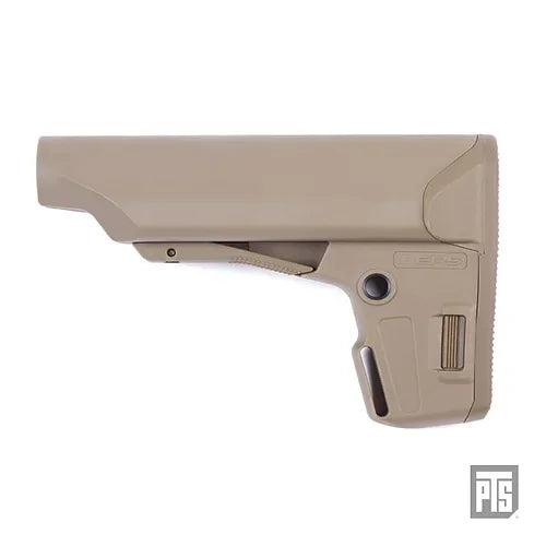 PTS Enhanced Polymer Stock (EPS) for Airsoft Rifles (Color: TAN)