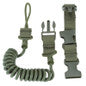 Load image into Gallery viewer, Heavy Duty Tactical Pistol Lanyard Airsoft Quick Release Secure Pistol Sling
