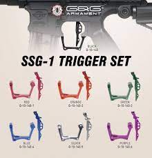 G&G SSG-1 Trigger Set with Blade Trigger and Guard