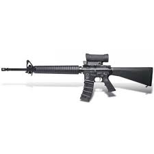 G&G C7A1 (BLACK)with elcan GREEN scope not blk