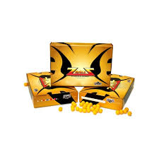 Z-Balls -Rubber Reusable 500 Count - Yellow .68cal