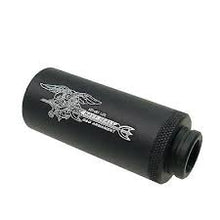 Load image into Gallery viewer, G&amp;G Airsoft SS-100 Navy Seal Logo Mock Suppressor Short 14mm CCW
