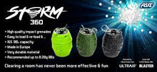 Load image into Gallery viewer, Storm Grenade 360 Airsoft Grenade - DIFFERENT COLOUR CHOICES
