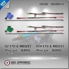 G&G G2H ETU & Mosfet Wire Set, 16AWG G-18-067